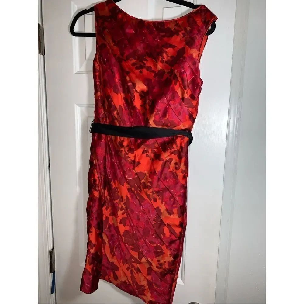 Sexy silky size 6 red dress coast